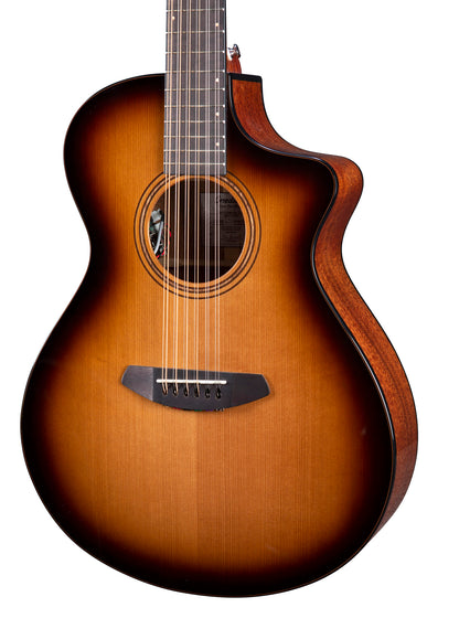 SOLO PRO CONCERT EDGEBURST 12C CE, pan coupé, table cèdre rouge massif, f/e acajou massif, EQ Fishman Flex Plus-T, étui