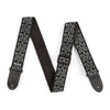 Dunlop Celtic Jacquard Black and Grey Strap