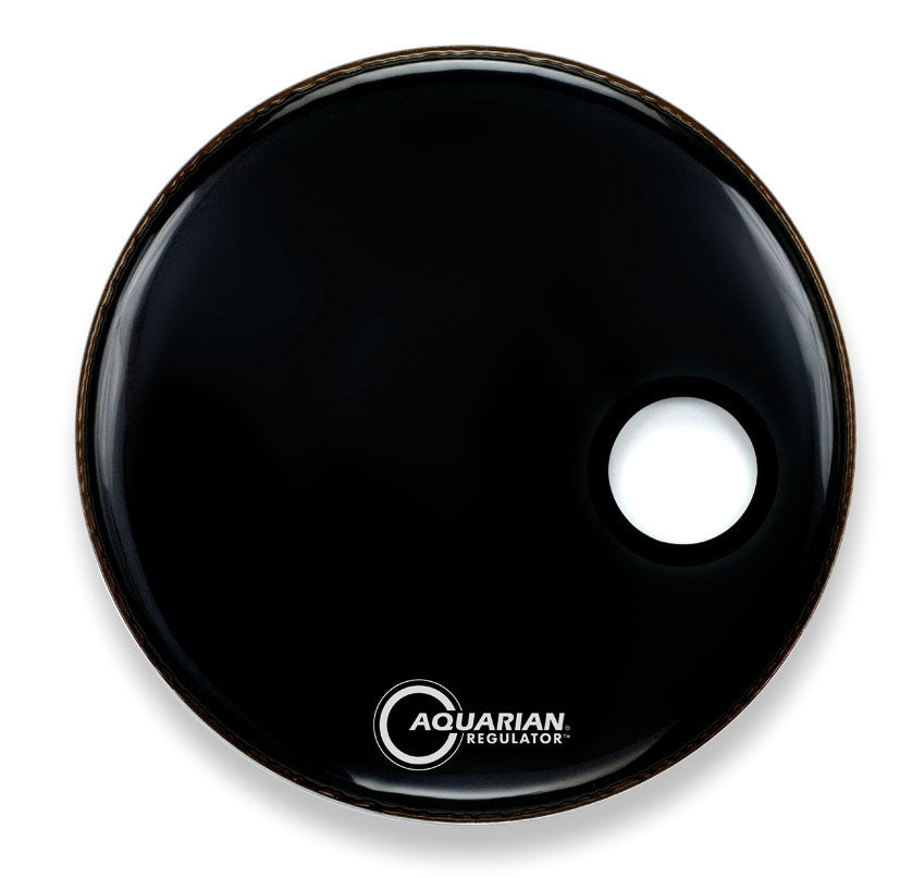 Peau Regulator 18", trou 4.75", noire