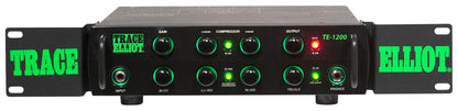 Tête amplifiée pour basse 1200W, EQ 4 bandes, compresseur 2 bandes, 2 sorties jack, sortie DI, sortie casque, finition noir