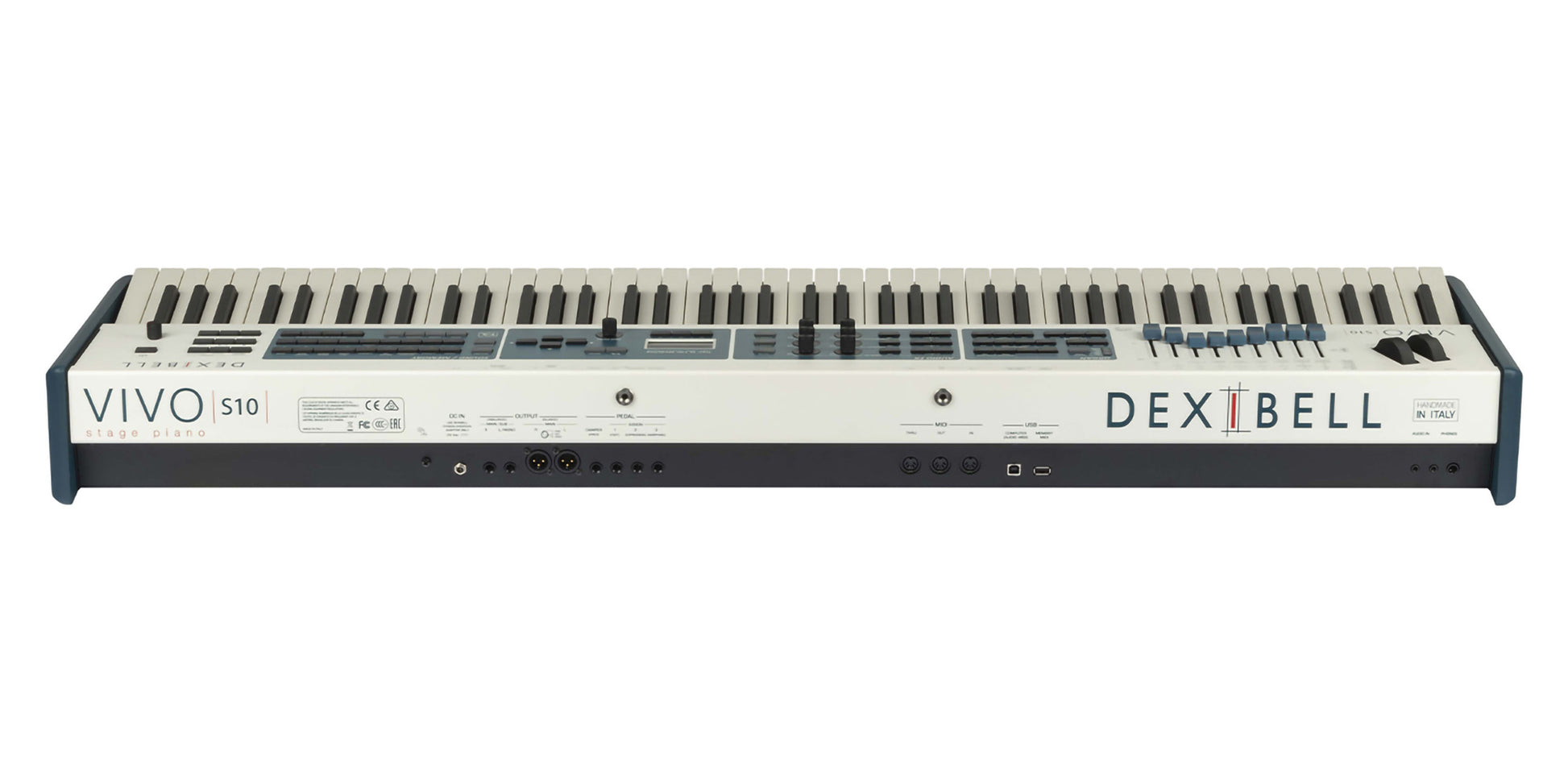 Piano numérique de scène Dexibell Vivo S10 | 88 notes, toucher lourd hybride