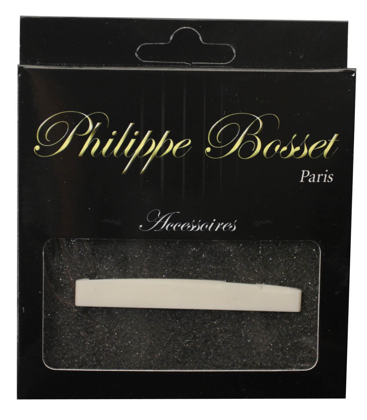 Sillet de chevalet pour guitare folk, os (72 x 3 x 8 mm)