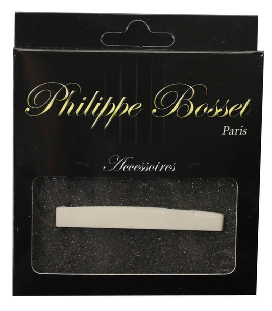 Sillet de chevalet pour guitare folk, os (72 x 3 x 8 mm)