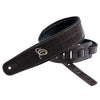 Ortega Dark Brown Croc Leather Belt
