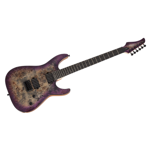 Schecter C-6 Pro Electric Guitar, Aurora Burst