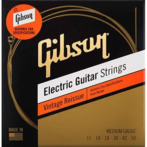 Gibson Vintage Reissue Electric Guitar Strings, Medium Gauge