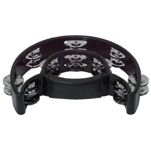 GEWA Half-Moon Tambourine, 20 pairs of black cymbals