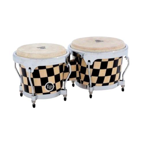 Latin Percussion Bongos Aspire Accent LPA601-CHCK Checkered