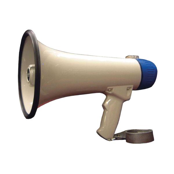 MEGAPOWER 15R BAT 15W Battery-Powered Megaphone with Recording