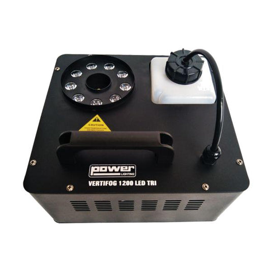 Power Lighting VERTIFOG 1200 LED TRI Geyser Fog Machine 1200W 3-in-1