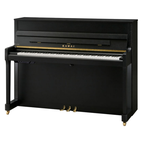 Kawai E200 upright piano, matte black, Anytime