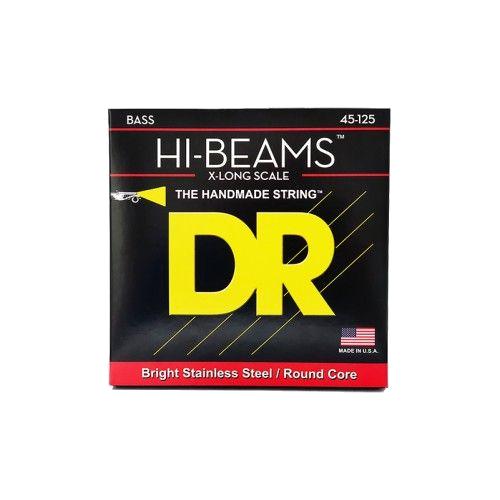 DR Hi-Beam Stainless Steel Bass Strings, 5-String, Medium 45-125