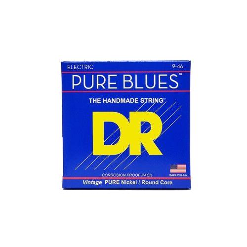 DR Pure Blues Pure Nickel Electric Guitar Strings Light to Medium 9-46