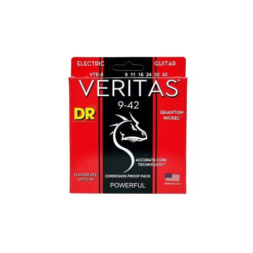 DR Veritas Coated Core Technology Electric Guitar Strings Light 9-42