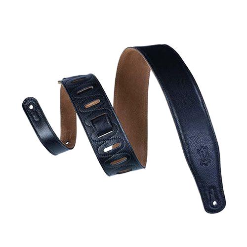 Levys padded leather back, suede, black
