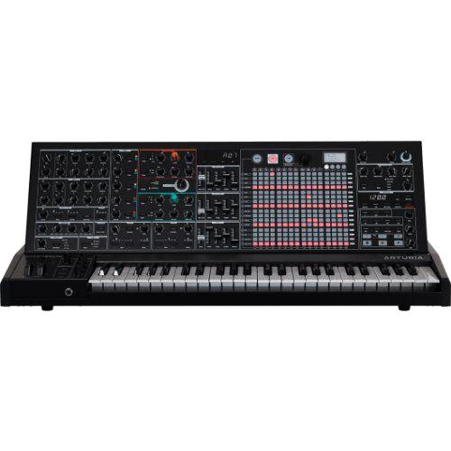 Arturia Matrixbrute synthesizer, black.
