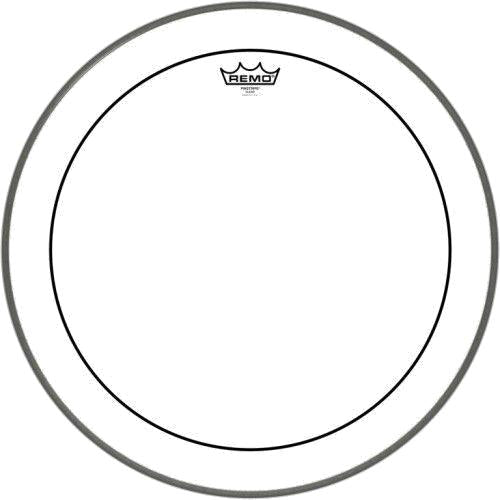 Remo 20'' Pinstripe Clear Bass Drum