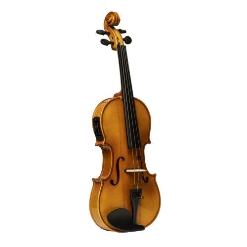 Stagg VN-4/4 ELEC Electric Violin, Solid Maple, with Soft Case