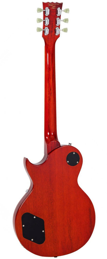 Vintage V100HB Electric Guitar, Flame Honeyburst